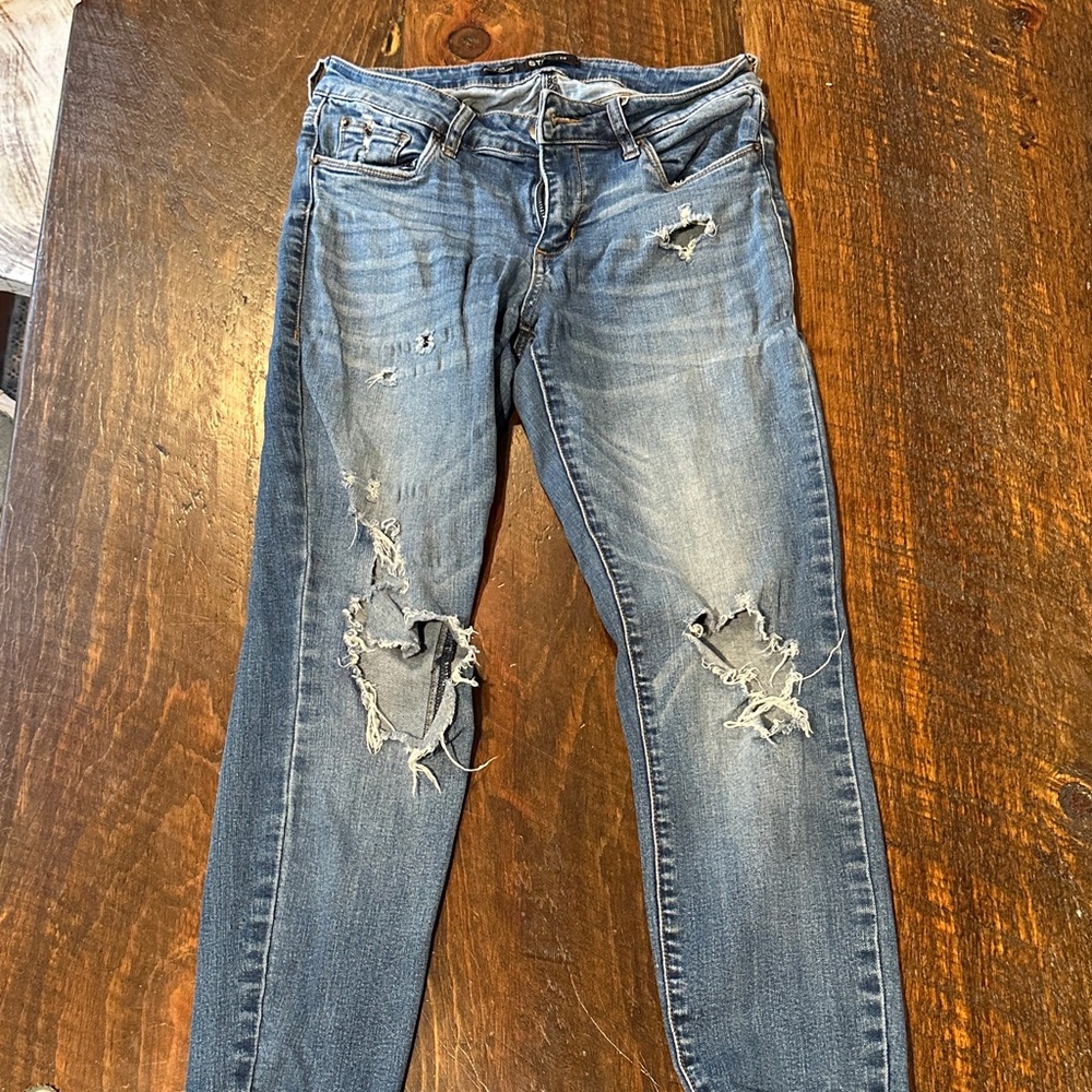 STS Distressed Skinny Jeans in Blue